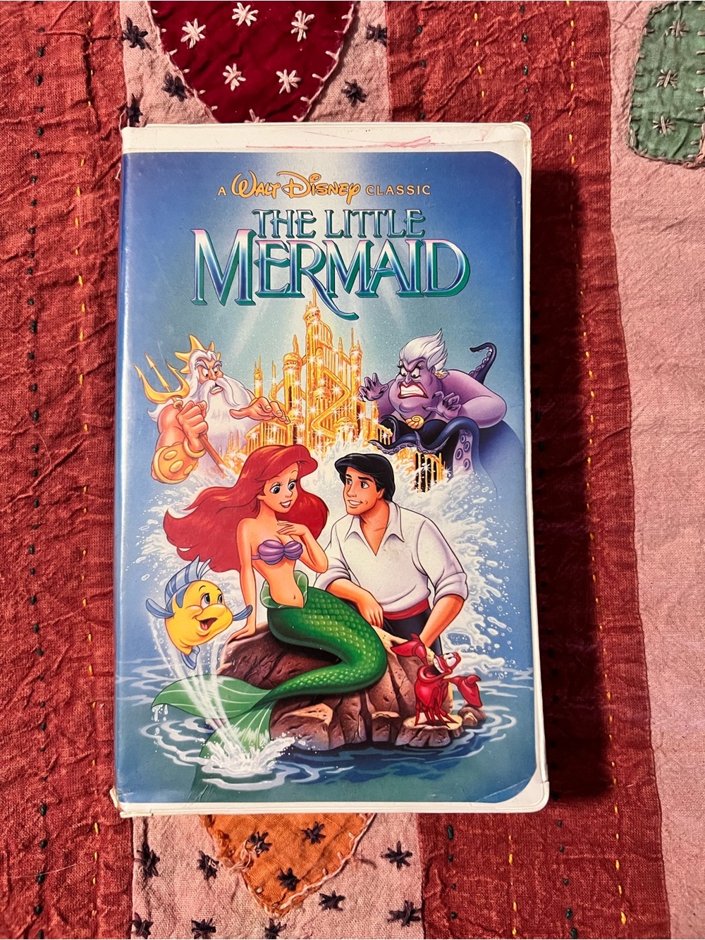 Disney Black Diamond Collection The Little Mermaid VHS Banned Cover